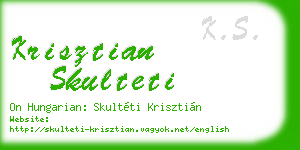 krisztian skulteti business card